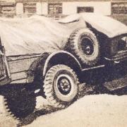 Articulated 4x4 prototype issued from Dodge WM 300