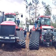 Case IH with Grecav tracks 2