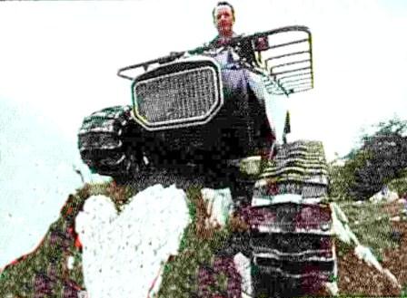 Camoscio tracked Vehicle on cover of Off-Road 1978