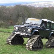 FOUR TRACKS LAND ROVER FOR RAID CAPE TO CAPE BY BERING STRAIT