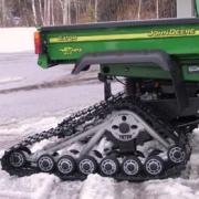 John Deere Gator rear fitted with Tatou tracks