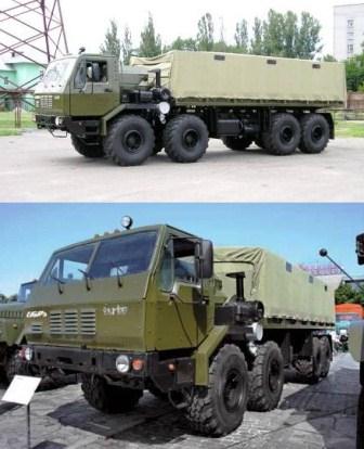 KRAZ 7E6316 Siberia 8x8 tested in 1988