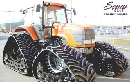 Soucy-Tracks on agricultural tractor