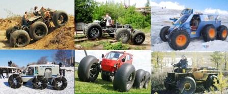 Wheeled off-road vehicles from Russia