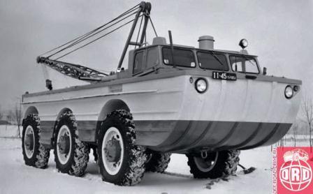 ZIL PSE-1 Amphibious Vehicle, 1966, designed at SKB of V. Gratchev.