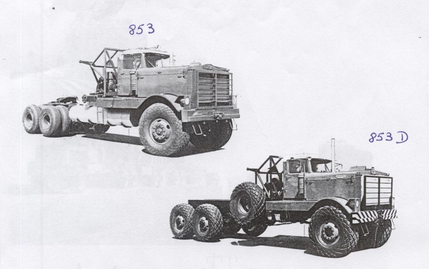 Kenworth 853 and 853D, 1949