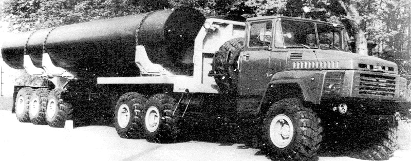 KRAZ 260  6x6 tractor and semi-trailer