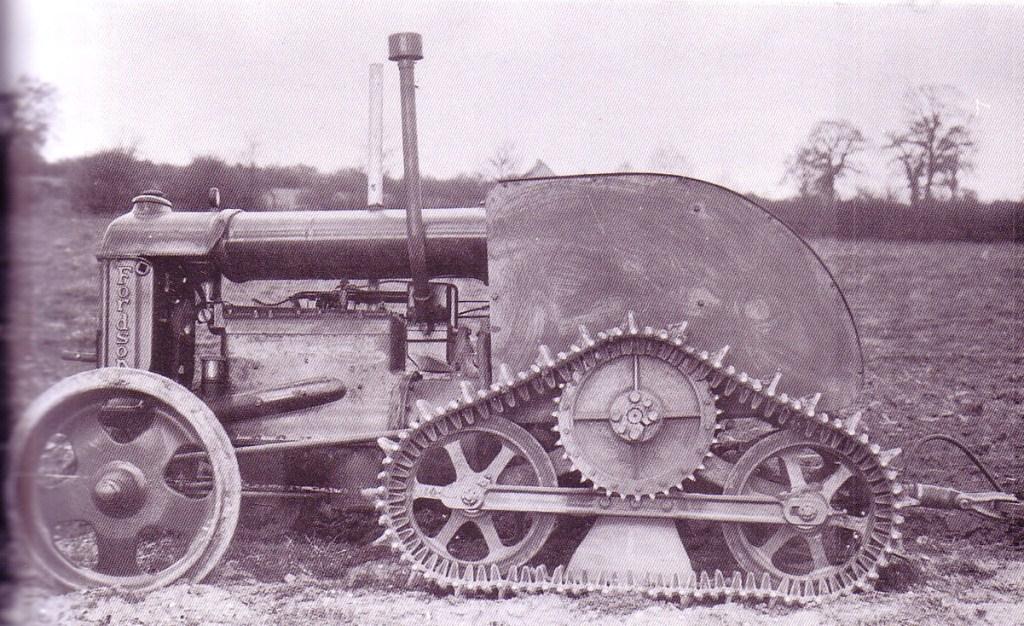 Leamington half-track prototype conversion on Fordson tractor.