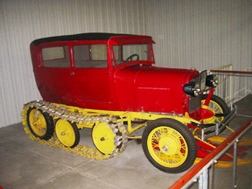 Model A snow vehicle at Pionneer Museum, Nebraska