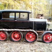 Model A Sedan Snow Vehicle, 1929