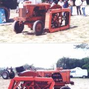 Rotaped tracks on Renault tractor 8