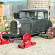 Snow Conversion on Ford Model A, 1931.