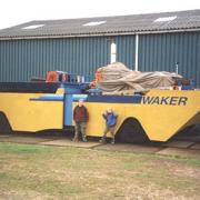 Waker articulated amphibious vehicle