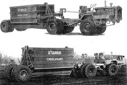 Craddle dump letourneau and hug lugger 95 tractor 1939 1