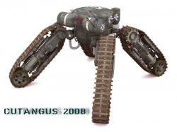 Cutangus tracked legged vehicle