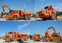 Doosan da30 articulated dump truck adt