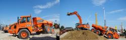 Doosan da30 articulated dump truck adt 2