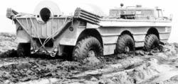 Experimental pse 1 amphibious vehicle