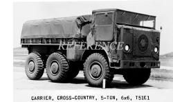 Gmc t51e1 carrier cross country 5 ton 6x6