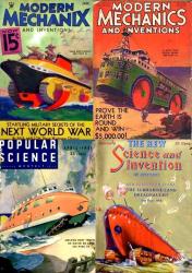 Land and amphibious vehicles designs of the 30s