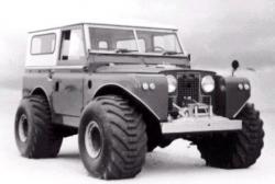 Land rover with terra tires