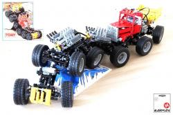 Mad masher monster truck 12x12 in lego