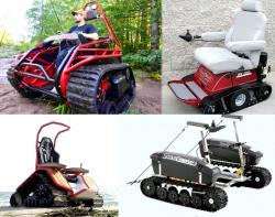 Offroad tracked wheelchairs