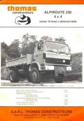 Renault modele babyroute thomas 4x4 diesel 2