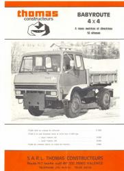 Renault modele babyroute thomas 4x4 diesel