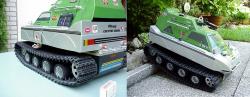 Rodeo ii veroma tracked amphibian rc model