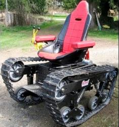 Tracked wheeled chair