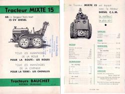 Tracteur mixte bauchet