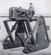 Tractor mounted on Stilts, 1954