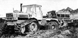 Traked k701 tractor with tracks