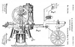 Us318194 walking machine mcmurray 1885