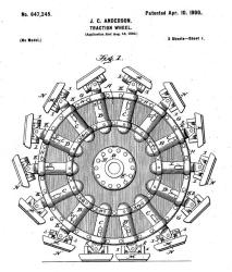 Walking wheel james c anderson 1899