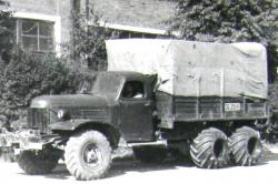 Zil 157 6x6 with hoops tires